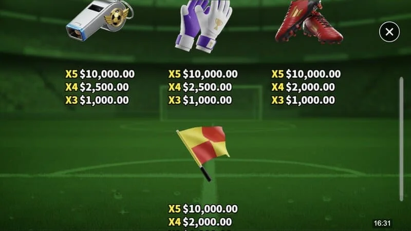 Soccer Joker - paytable, halaman kedua